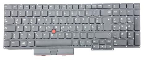 T-ProTek DEUTSCHE - Schwarz Tastatur Keyboard kompatibel für Lenovo ThinkPad E15 Gen 2 20T8000AGE