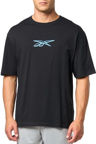 Reebok Unisex-Erwachsene Classic Uniform Big Logo Tee T-Shirt, Schwarz, X-Large