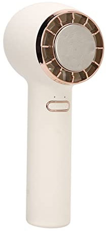 Pssopp Ventilador de Refrigeración Manual Pequeño, Mini Ventilador de Bolsillo Oculto para el Verano (Blanco)