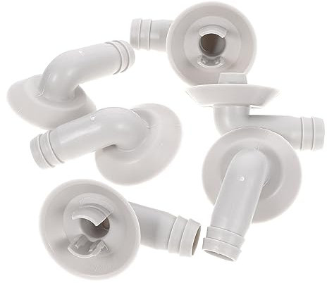 Homoyoyo 6 Pezzi Tubo Dreno Condizionatore D'Aria Condensa Di Scarico Dell'Acqua Adattatori Finestra Unità Di Aria Condizionata Raccordo Finestra Unità Di Aria Condizionata Connettore