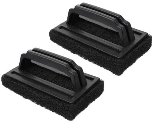 Milisten Barbecue Grill Cleaning Brush Barbecue Cleaner Griddle Brush, 2pcs Kitchen Cleaning Barbecue Cleaning Brush Dish Brush Small Scrub Brush for Bathroom Kitchen Edge Corner Grout
