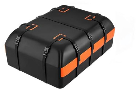 Dachbox Auto für Dacia Duster 2000-2018 2019 2020 2021 2022 2023 2024-pr, 500D Wasserdicht Dachtasche Faltbare Auto Dachkoffer mit Antirutschmatte Aufbewahrungsbox für Reisen