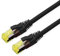 ROLINE Outdoor Patchkabel Kat.6A (Class EA) S/FTP (PiMF), Litzendraht, LSOH, schwarz, 0,3 m