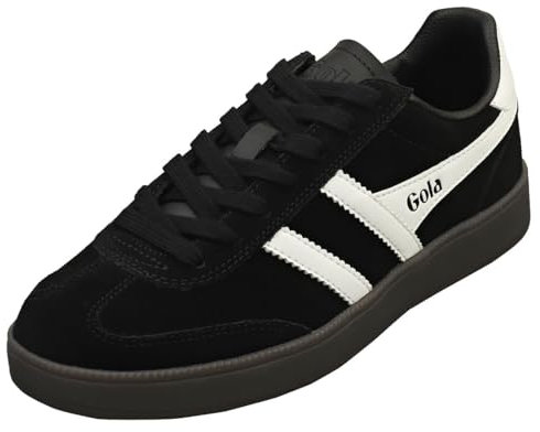 Gola Mixte Viper Baskets, Black/White/Dark Gum, 37 EU