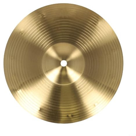 Splash Cymbal - Piatto per batteria, 20,4 cm, Rock Crash, Jazz Drum Cymbal Instrument, Splash Crash, Hi-Hat, in ottone (25,4 cm)