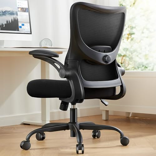 Marsail Office Chair Ergonomic Desk Chair with Adjustable Lumbar Support Breathable Mesh Computer Chair Executive Rolling Swivel Comfy Task Chair for Home Office Gaming
