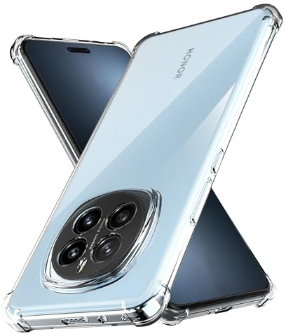 Anoowkoa Handyhülle Honor Magic 7 Pro/Honor Magic7 Pro 5G Hülle CASE Cover[Transparent Silikon Handy Hüllen] [Stoßfest Kratzfest ] Dünne Durchsichtige TPU Schutzhülle