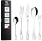 Gehring Solingen Besteck Set Dolce 30-teilig I Edelstahlbesteck I hochwertiges Essbesteck inklusive 6 Solinger Menümesser I Besteck Set 6 Personen I spülmaschinengeeignet