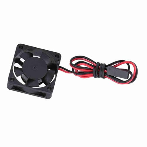 Keenso RC Motor Cooling Fan, RC Motor Engine Cooling Fan Black DC Car Parts for Remote Control Model Car (25 * 25MM)