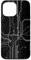 Diseño de líneas de placa base con increíble color gris Carcasa para iPhone 13 Pro Max