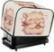 Cubierta para tostadora de 4 rebanadas, color rosa, resistente a las manchas, para cocina, pequeños electrodomésticos, lavable a máquina, regalo para mujer