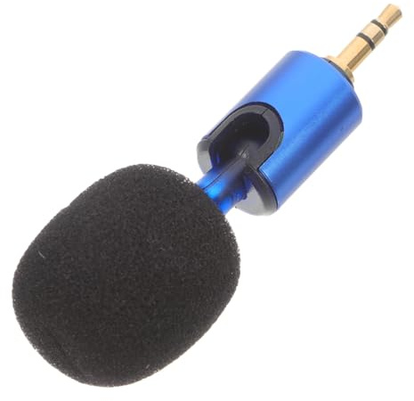Vaguelly Mini Camera Microphone Portable Tiny Mic for Live Streaming Noise Reduction Technology for Home Recording