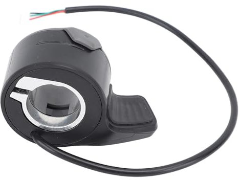 Tomvorks Electric Scooter Thumb Throttle Erhöhte Streifen Schwarz Flexibler Beschleuniger für NIU KQI2 KQI3 [Elektro-Roller-E-Bike-Zubehör]