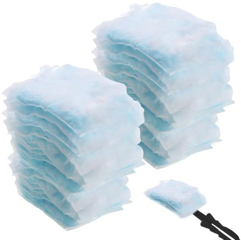 20 PCS Flash Dust Magnet Refills, Flash Duster Dust Magnet, Disposable Duster Heads, Fluffy Dusters Refills, Blue Dusters Refill for Cleaning Dusting Dirt Hair