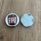 GYUHEDR 4 Piezas Tapacubos, para Fiat Abarth Marea Multipla Punto Stilo Bravo Ducato Freemont 50mm 60mm Tapas Llantas Impermeable Tapacubos Centrales Llantas Centro De Rueda Accesorios Coche,G-60mm