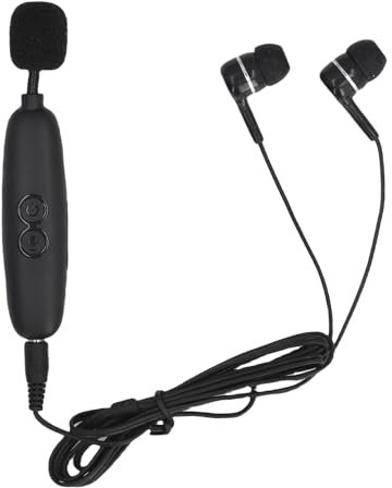 Denash Amplificador de Sonido del Oído, Control de Volumen Ajustable, Dispositivo de Potenciador de Reducción de Ruido Recargable, de Collar para Uso Conveniente, Batería de 150