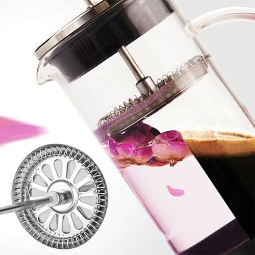 4 Edelstahl-Filtergitter für French Press Kaffee- und Teebereiter, passend für Standardmodelle