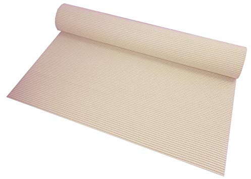 Aqua Mat Bodenbelag Badvorleger Duschmatte 130 x 400 cm Beige abwaschbar Bodenmatte Badematte
