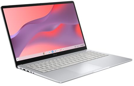 ASUS Computer portatile Chromebook CX15, display antiriflesso FHD da 15,6, processore Intel® N50, memoria 128 GB, RAM 8 GB, ChromeOS, Pure Grey, CX1505CTA-AS88F-PG