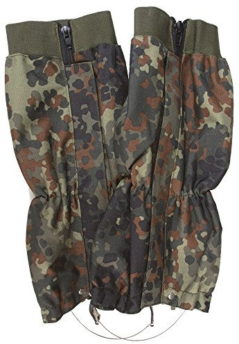 Mil-Tec BW Nässeschutzgamaschen m. Stahlseil Flecktarn