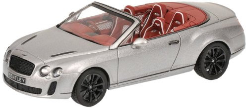 MINICHAMPS 436139970 - Bentley Continental Supersports Cabriolet, Maßstab: 1:43, metallic grau
