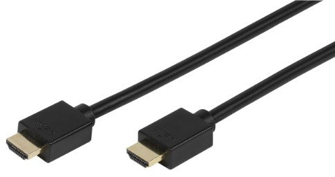 Vivanco HDHD/50G-N High Speed HDMI Kabel (5m, Full HDTV, 1080p, ARC) schwarz