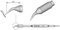 JBC Lötspitze Serie C245, Rundform, C245032/Ø 0,4 mm, gerade C245032 (Lötkartusche Lötpatrone Loetspitze Loetkartusche Loetpatrone 2245 2045 bleifrei)