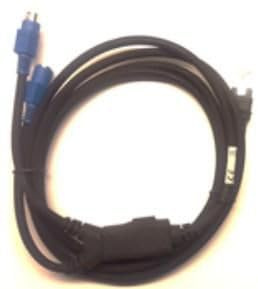 Zebra Cable, Auto-Host Detect Keyboard Wedge, 2m Straight, CBA-K63-S07PAR