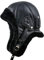 Sterkowski Bomber Aviatormütze | Hochwertige Lamfell Wintermütze | pilotenmütze Herren wintermütze Herren russische mütze Damen mütze jagdhut Herren Ushanka Herren Flieger Cap 61 cm Schwarz