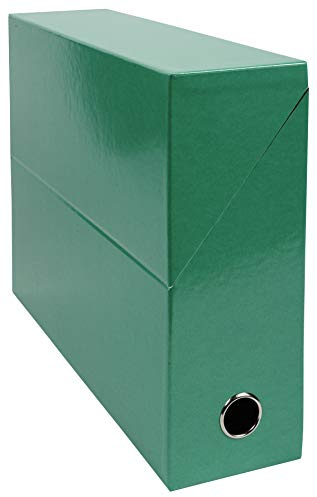 Exacompta Transfer Box Iderama Paper A4 Spine 90 mm Dark Green