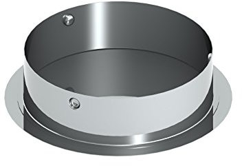 Schornstein - Blinddeckel für Wandfutter, 150mm Durchmesser, 0,6mm Wandstärke, Edelstahl