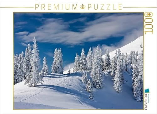 CALVENDO Puzzle Dobratsch im Winter | 1000 Teile Lege-Größe 64 x 48 cm Foto-Puzzle für glückliche Stunden