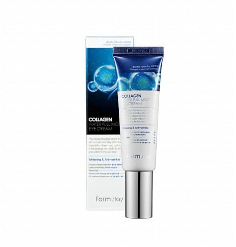 Farmstay Augencreme Collagen Water Full Moist, Augencreme für Augen und feine Linien, bekämpft die Augenringe, Kollagen für die Haut, 50 ml