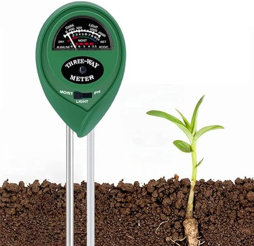 Bodentester, Fydun 3 in 1 Moisture PH Sunlight Sensor Feuchtigkeitssensor Meter Bodenwasser Monitor Hydrometer für Landwirtschaft Pflanze Blumen Garten Indoor/Outdoor Pflanzenpflege