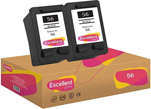 Excellent Print 56 Kompatibel Tintenpatronen für HP Deskjet 5154 5850 Fax 2140 Photosmart 7350