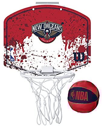 Wilson Mini NBATeam Basketball Hoop, New Orleans Pelicans
