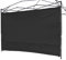 NINAT Canopy Sunwall 3M Sunshade Privacy Panel for Gazebos Tent Waterproof Sun Wall for Straight Leg Gazebos 2 Pack Sidewall Only (Canopy Frame Not Included) Black Panel Wall