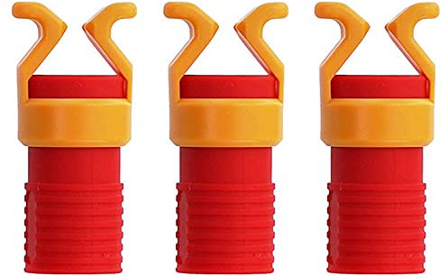 3Pcs Universal Screw Fixing Set Clamper Screw Holder for 6-8 mm Screwdriver Blade Screw Bits Multifunction Hand Power Tools Accessories,Red