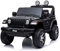 Auto Macchina Elettrica per Bambini Jeep Fiat Wrangler Rubicon 12V Telecomando con Monitor 4 Mp4 Sedile in Pelle Luci e Suoni Video (Nero)