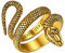 ChainsHouse personalisierter Fingerring für Herren Männer Vintag Schlangenring Punk Statement Fingerring für Valentinstag Vatertag