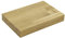 Wooden Solid Oak Chopping Board 300mm x 200mm x 40mm | Premium Reversible European Hardwood Cutting Board Serving Platter | Easy Clean Treated Wood Surface