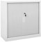 YEZIYIYFOB Schiebetürenschrank Grau 90x40x90 cm Stahl Metallschrank Aktenschrank Werkzeugschrank Vorratsschrank BüRoschrank Werkstattschrank MöBel FüR Arbeitszimmer Allzweckschrank 1 GroßEn Fach