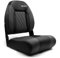 Luxus Low Back Bootssitz - Secret - Dark Series/Steuerstuhl/Klappbarer Bootsstuhl
