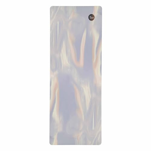 Ucan Yogamatte, rutschfest, 183 x 68 cm, 5 mm dicke Matte für Pilates, Barre, HIIT und funktionales Training, umweltfreundliche PU-Oberfläche