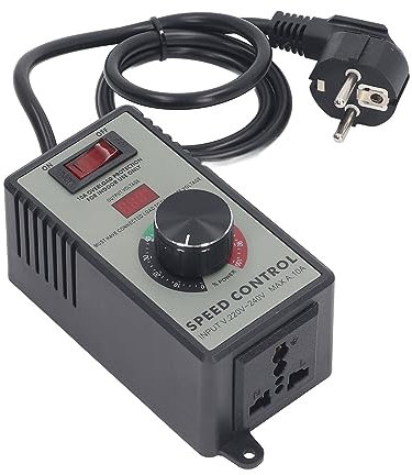 YWBL-WH Drehzahlregler für Wechselstrommotoren, 4000W, AC220-240V, Elektronischer Spannungsregler mit 10A Universalsteckdose