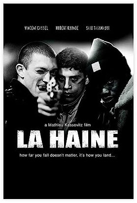 EMIGOS La Haine – Mathieu Kassovitz Poster, Leinwand, Poster, Wandkunst, Dekordruck, Bild, Gemälde für Wohnzimmer, Schlafzimmer, Dekoration, ungerahmt, 30 x 45 cm