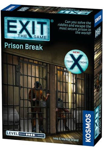 Thames & Kosmos EXIT: Prison Break | Escape Room Card Game | Mystery Puzzle Game for 2–4 Players | Family Game Night for Kids & Adults Age 12+ | Fun Strategy Game