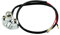 Huaqgu Interrupteur de Guidon de Moto 22MM 7/8 Bouton Marche/arrêt Universel pour phares Klaxons coupures de Puissance Alliage d'aluminium Durable