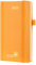 POPRUN Taschenkalender 2025 Klein 16,5 x 9 cm (Jan.2025-Dez.2025) - Kalender 2025 Klein Hardcover - Terminplaner, Planer 1 Woche 2 Seite mit Innentasche - Orange