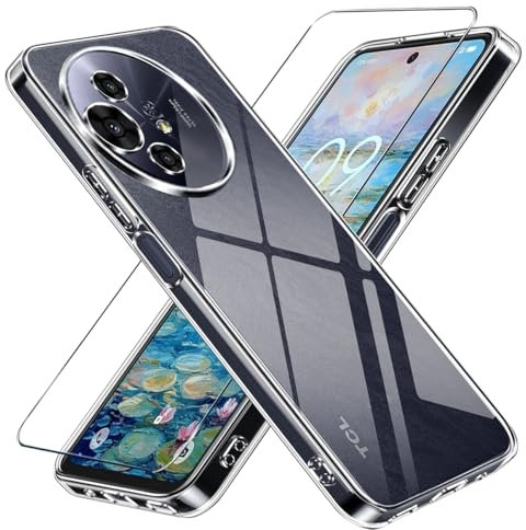 Cover + Vetrino Compatibile con TCL 50 Pro NxtPaper / 50 NxtPaper 5G - Custodia Antiurto e Vetro Temperato Protettivo